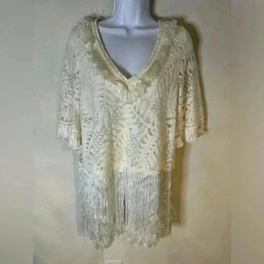 ALEXIS fringe top‎